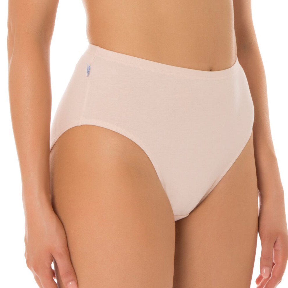 (12) Sloggi Originals Hikini Womens Underwear Undies Panties Briefs Pink 1 Piece High Waisted Bikini