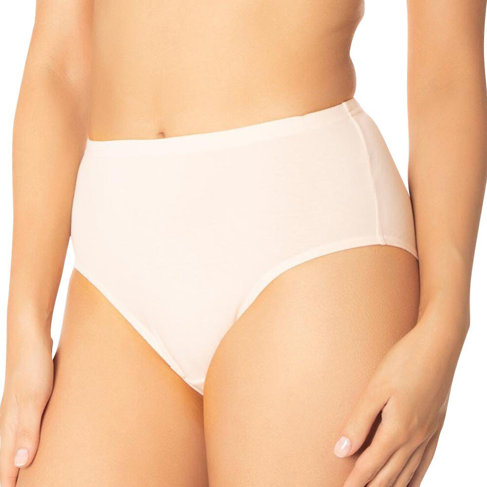 (12) Sloggi Originals Hikini Womens Underwear Undies Panties Briefs Fresh Powder Beige 1 Piece High Waisted Bikini