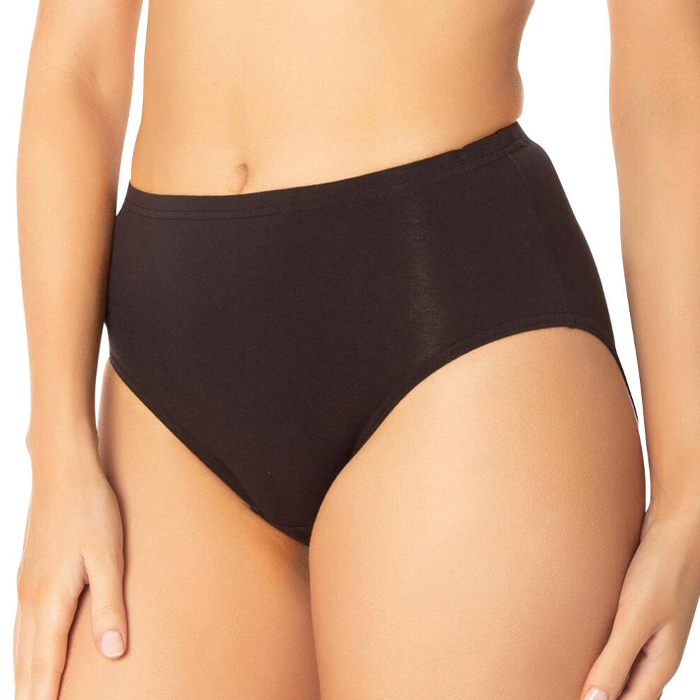 (14) Sloggi Originals Hikini Womens Underwear Undies Panties Briefs Black 1 Piece High Waisted Bikini