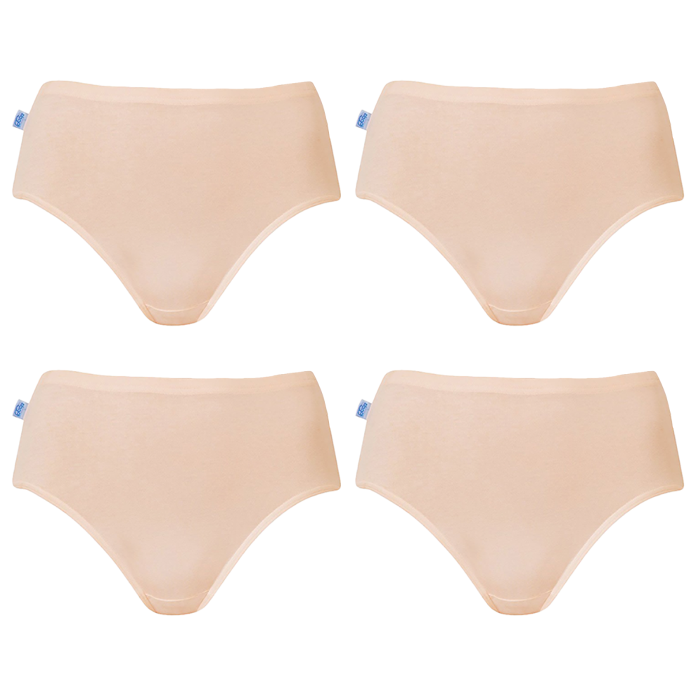 (16) 4 Pack Sloggi Originals Hikini Womens Underwear Undies Panties Briefs Fresh Powder Beige High Waisted Bikini Bulk