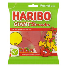 HARIBO Giant Strawbs 60g (Case of 20 x 60g)