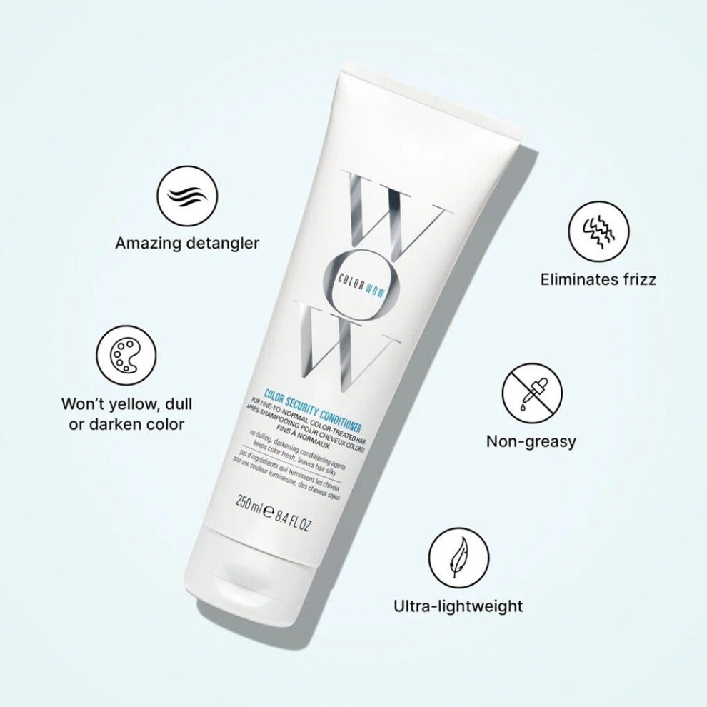Color Wow Color Security Hair Conditioner For Fine To Normal Color Treated Hair - 250ml