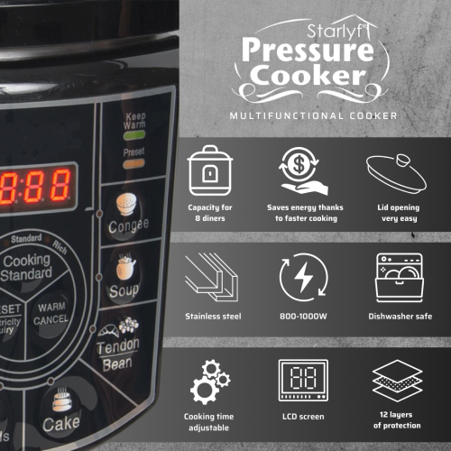 Electric Pressure Cooker 4L Multi Cooker 1