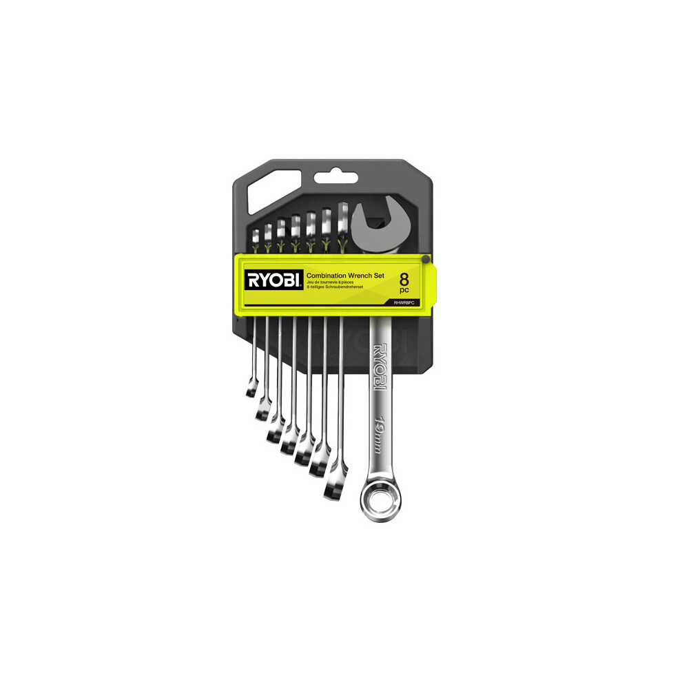 Ryobi Combination Wrench Set (8pc) RHWR8PC