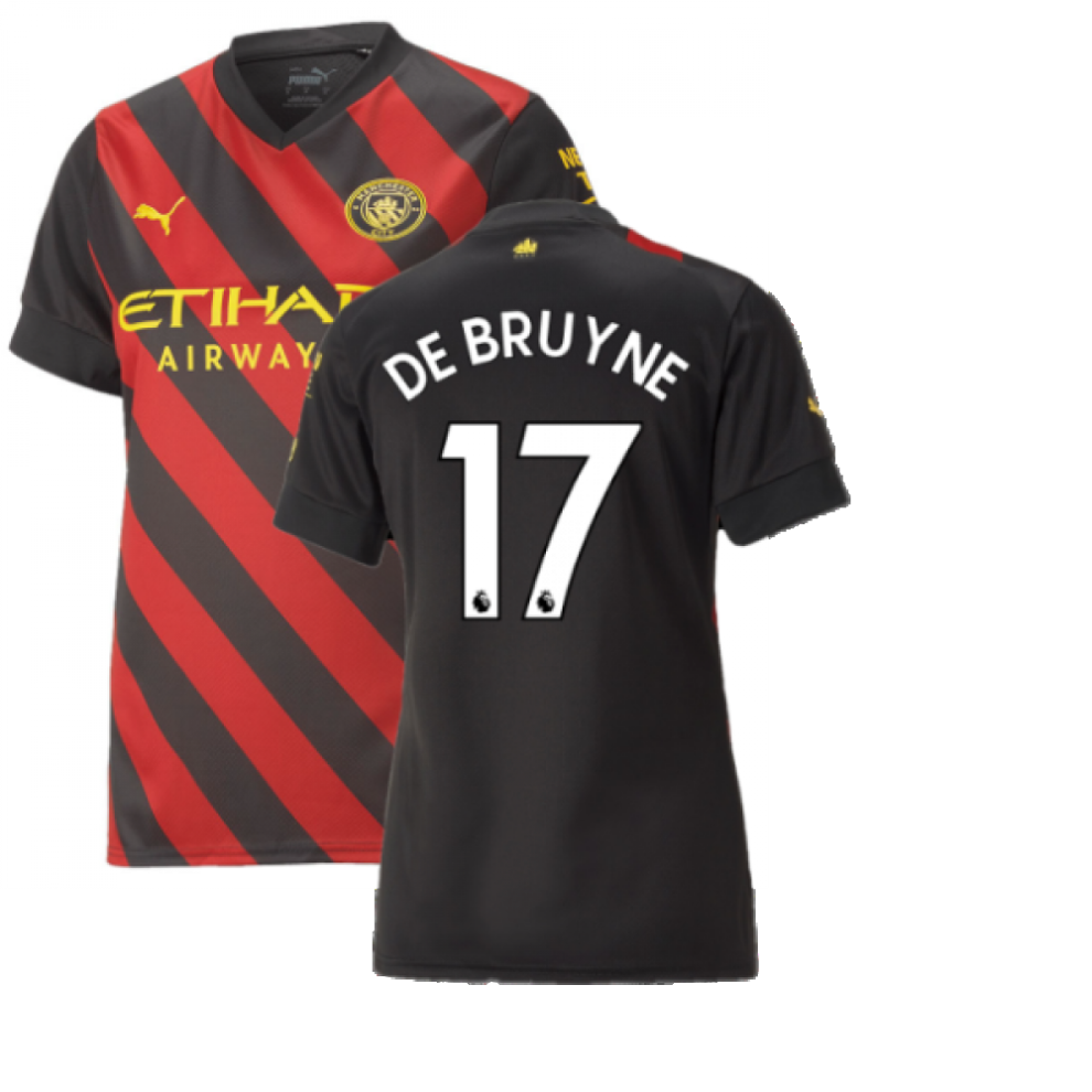 Puma (Xl) 2022-2023 Man City Away Shirt (Ladies) (De Bruyne 17)