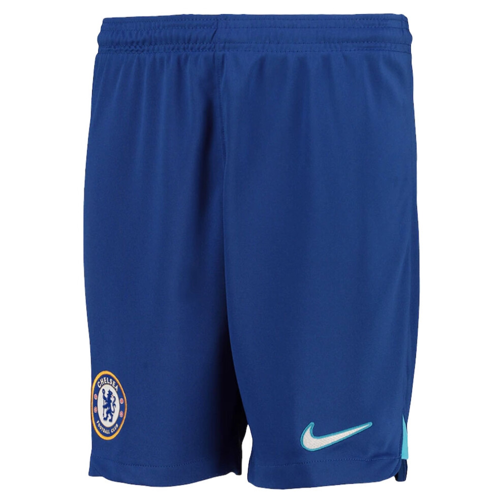 Nike (Xlb) 2022-2023 Chelsea Home Shorts (Blue) - Kids Blue
