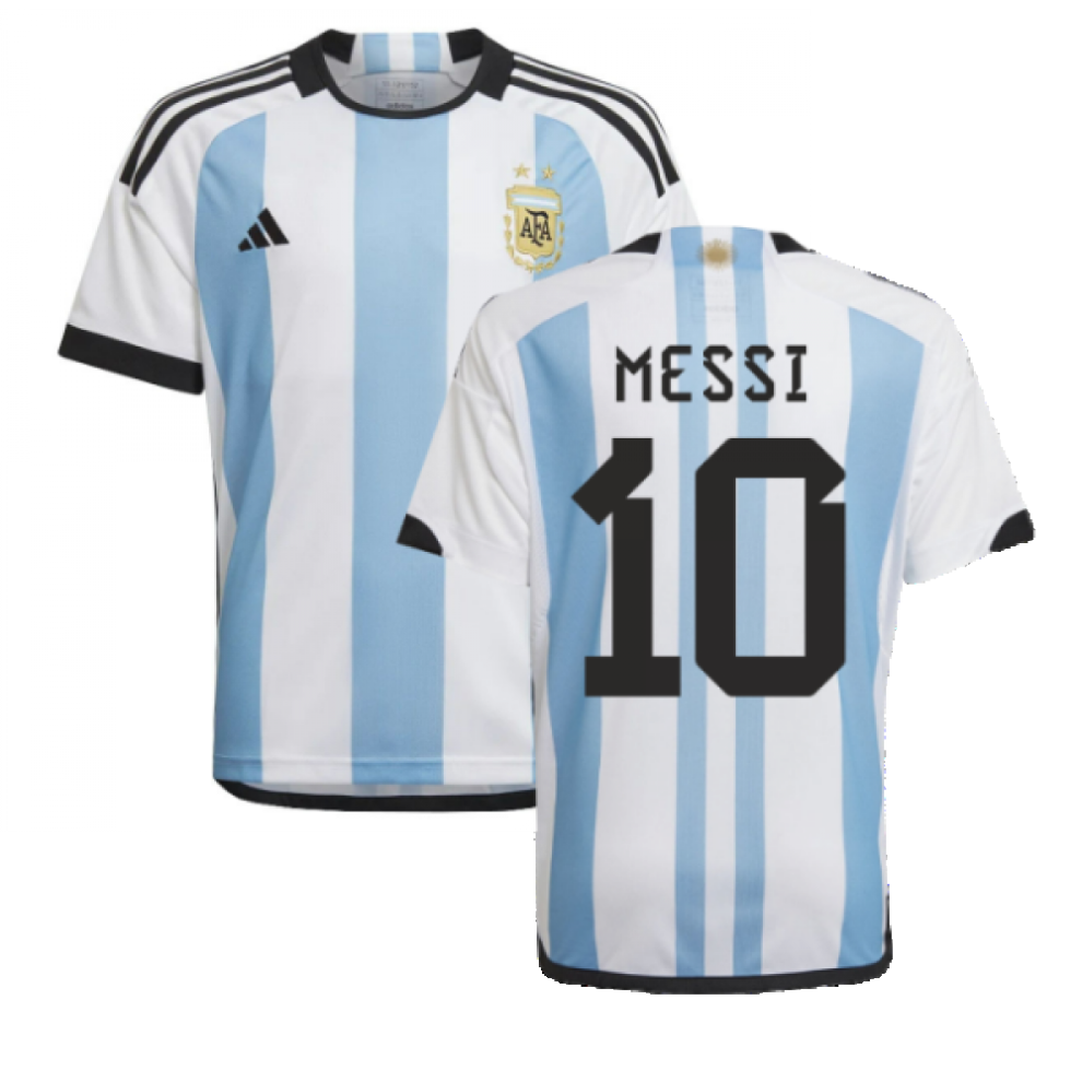 (SB) 2022-2023 Argentina Home Shirt (Kids) (MESSI 10)