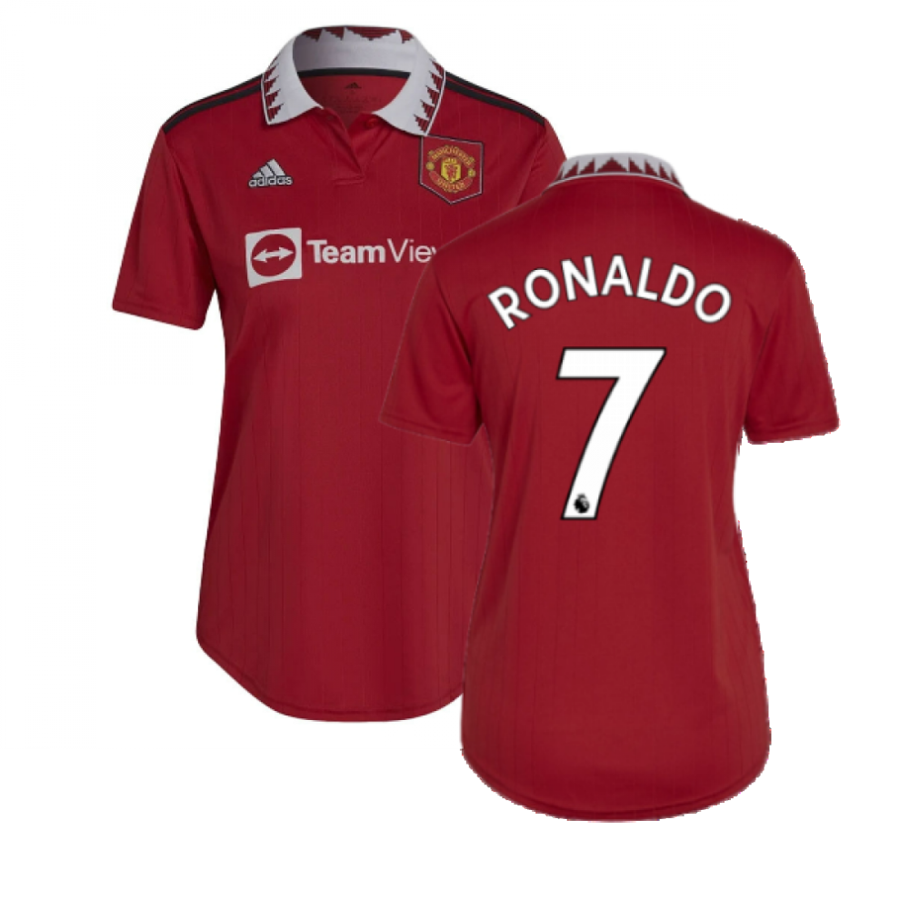 (XS) 2022-2023 Man Utd Home Shirt (Ladies) (RONALDO 7)