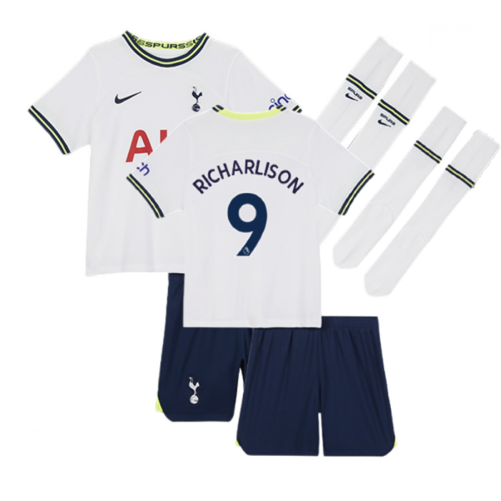 (XLB) 2022-2023 Tottenham Little Boys Home Mini Kit (RICHARLISON 9)