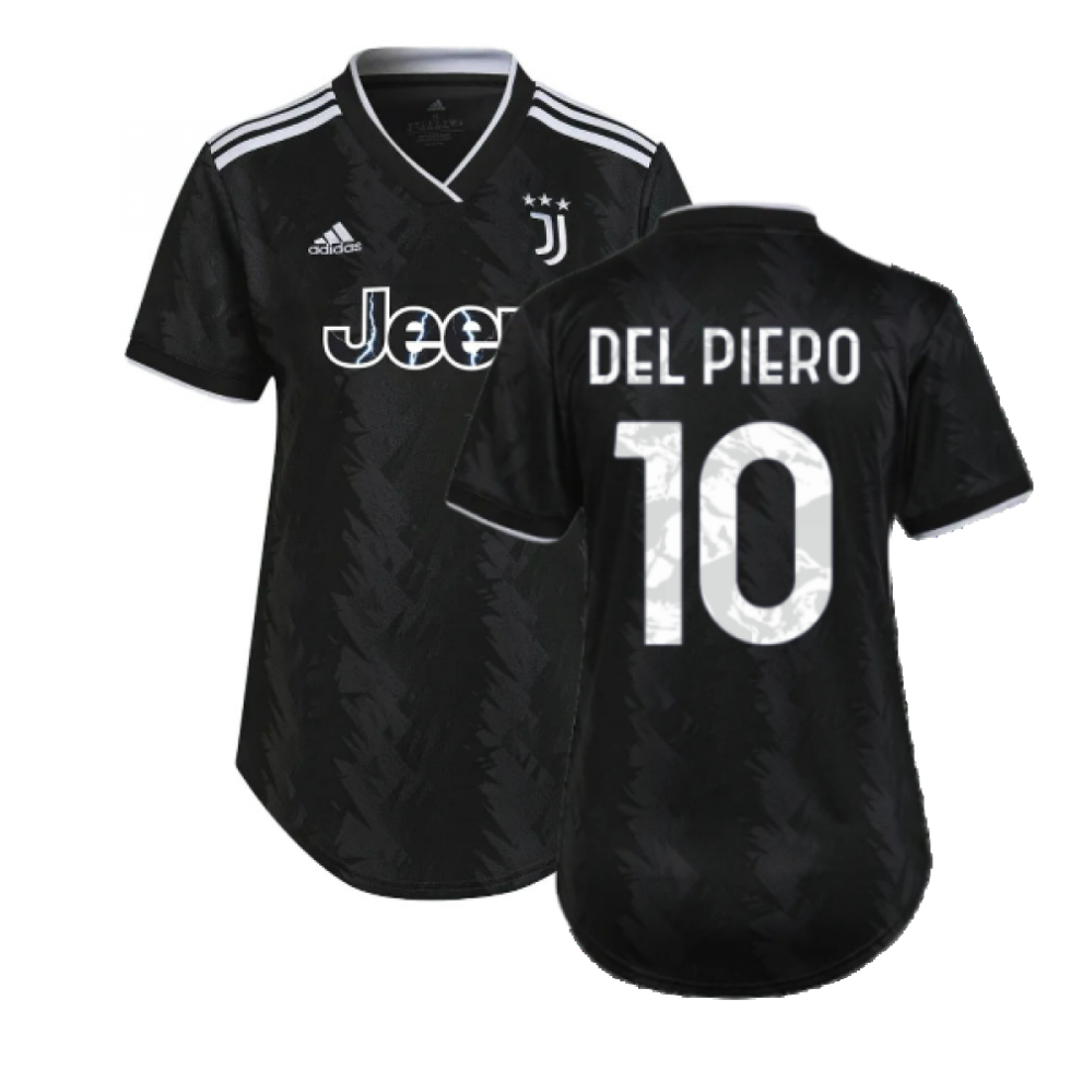 (L) 2022-2023 Juventus Away Shirt (Ladies) (DEL PIERO 10)