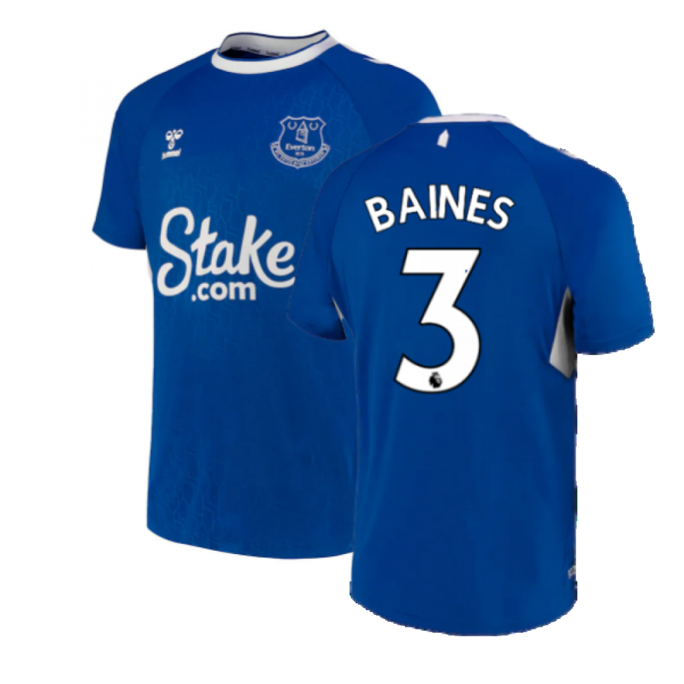 (XL) 2022-2023 Everton Home Shirt (BAINES 3)