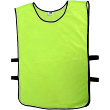 (Junior, Yellow) Football Training Bibs Vests, 12 Pack Jerseys Bibs Breathable Adults Football Scrimmage Training Vests