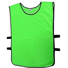 (Junior, Green) Football Training Bibs Vests, 12 Pack Jerseys Bibs Breathable Adults Football Scrimmage Training Vests