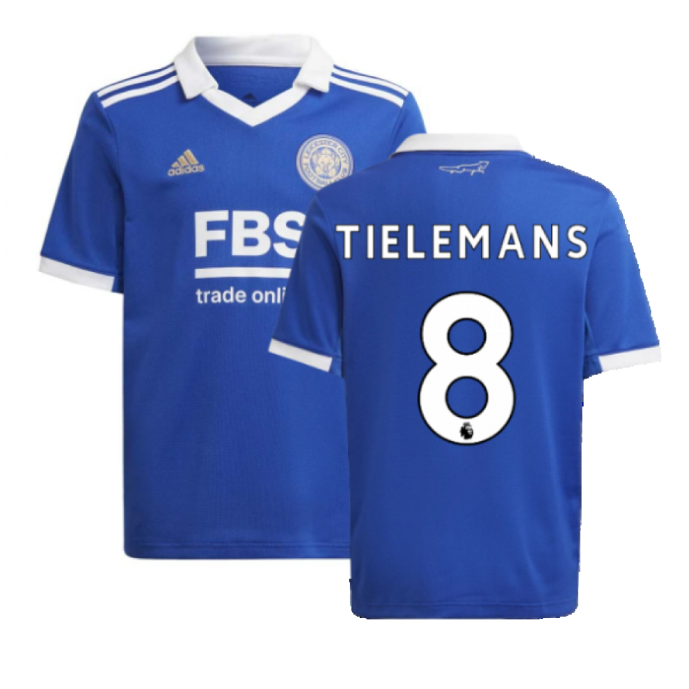 (LB) 2022-2023 Leicester City Home Shirt (Kids) (TIELEMANS 8)