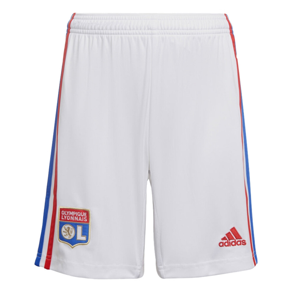 (MB) 2022-2023 Olympique Lyon Home Shorts (White) - Kids