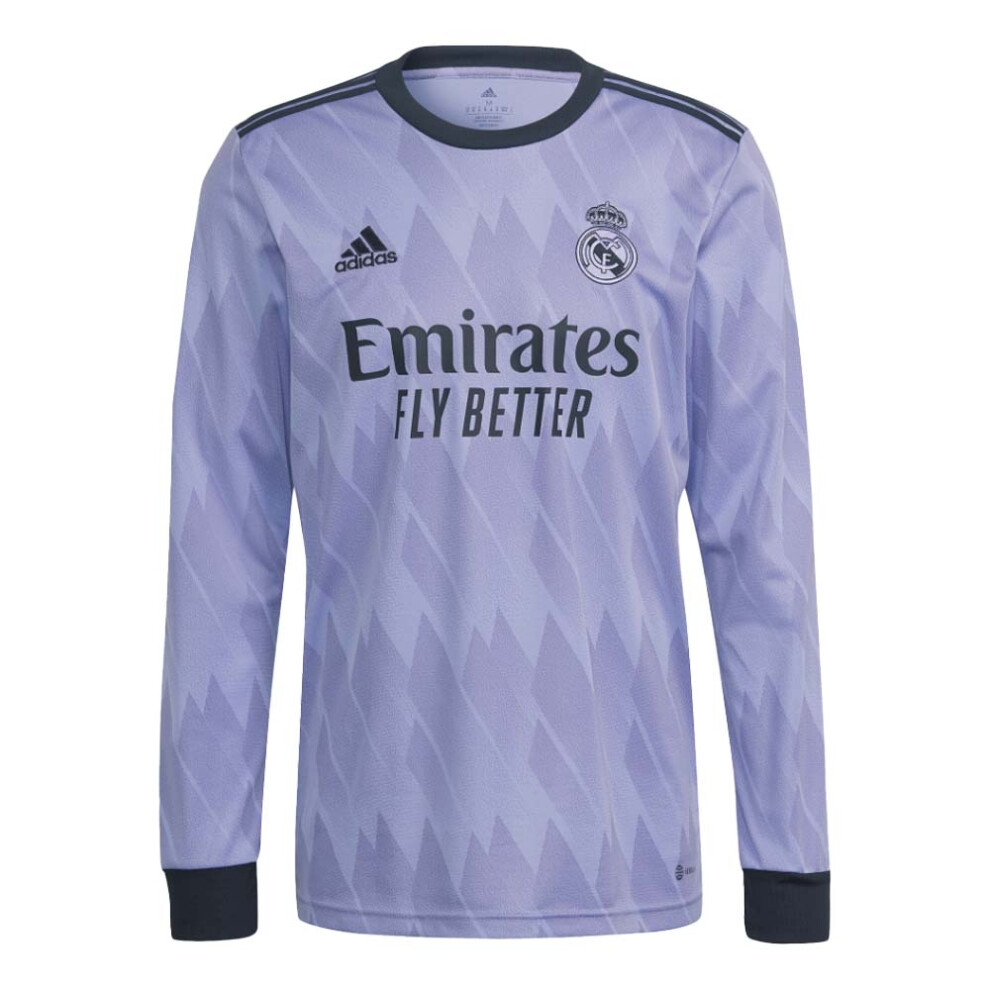 (3XL) 2022-2023 Real Madrid Long Sleeve Away Shirt