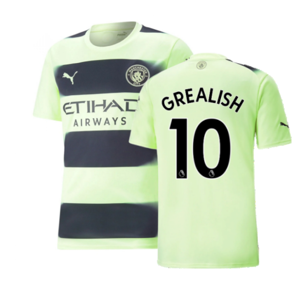 (M) 2022-2023 Man City Third Shirt (GREALISH 10)