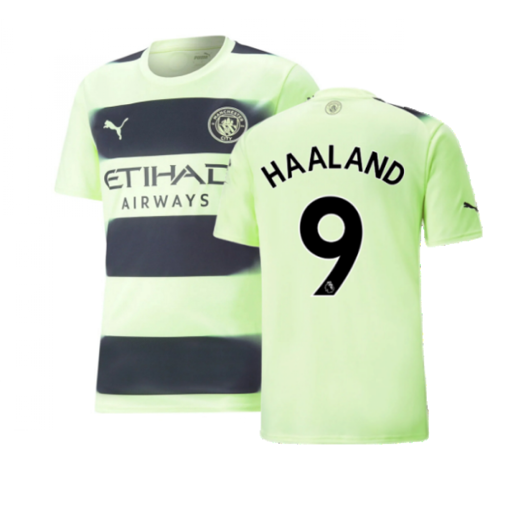 (3XL) 2022-2023 Man City Third Shirt (HAALAND 9)