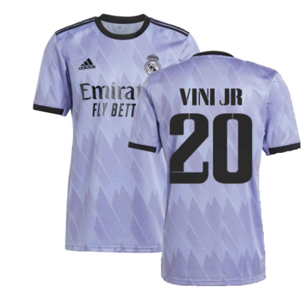 (XL) 2022-2023 Real Madrid Away Shirt (VINI JR 20)