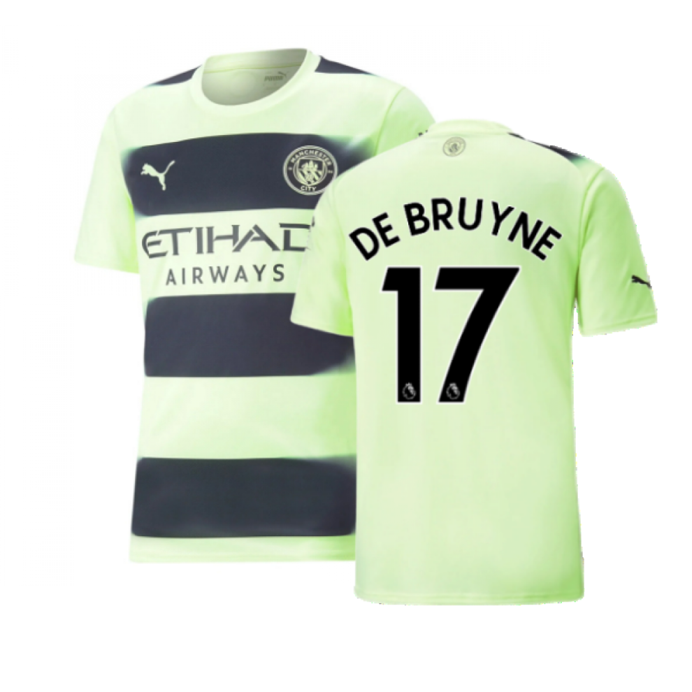 (M) 2022-2023 Man City Third Shirt (DE BRUYNE 17)