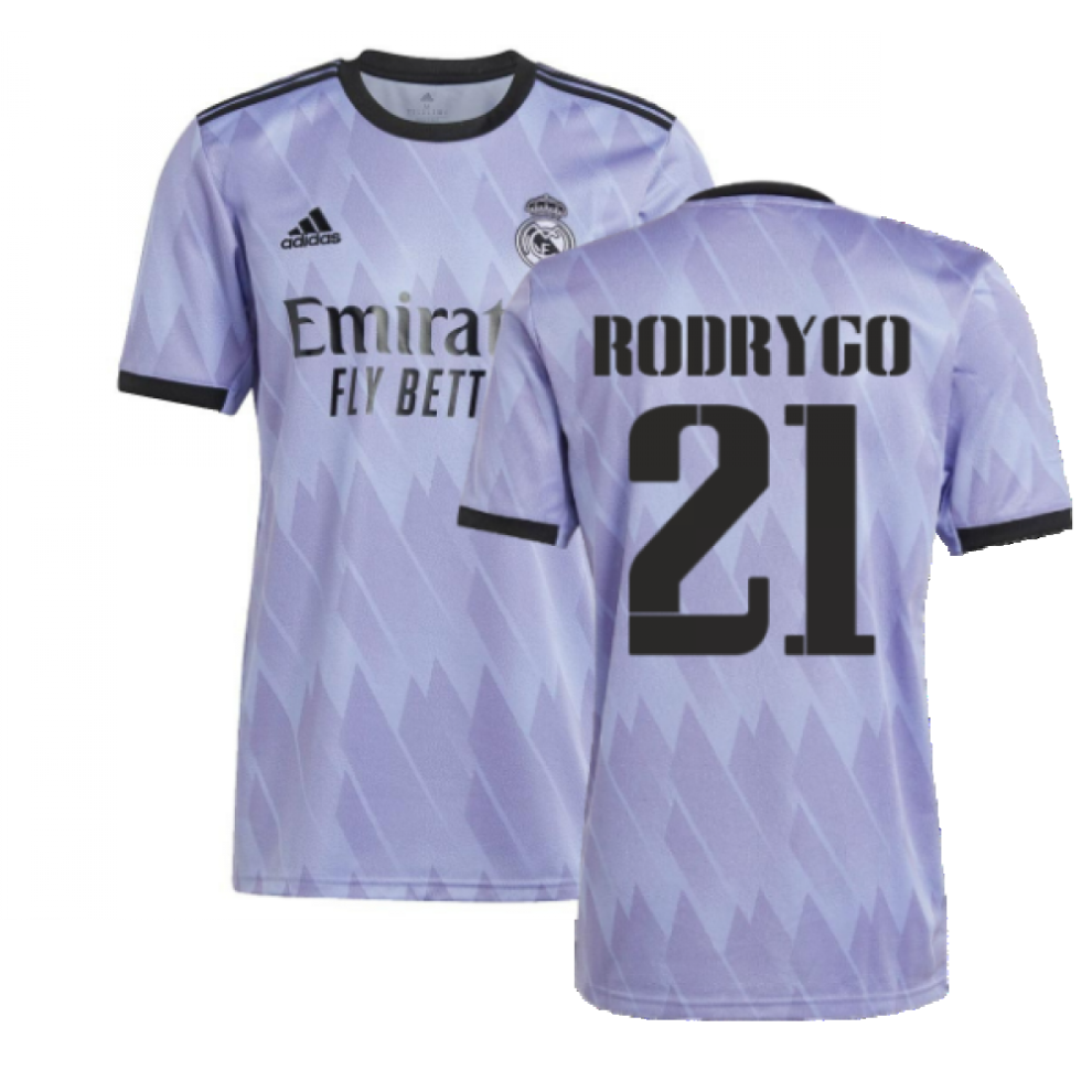 (3XL) 2022-2023 Real Madrid Away Shirt (RODRYGO 21)