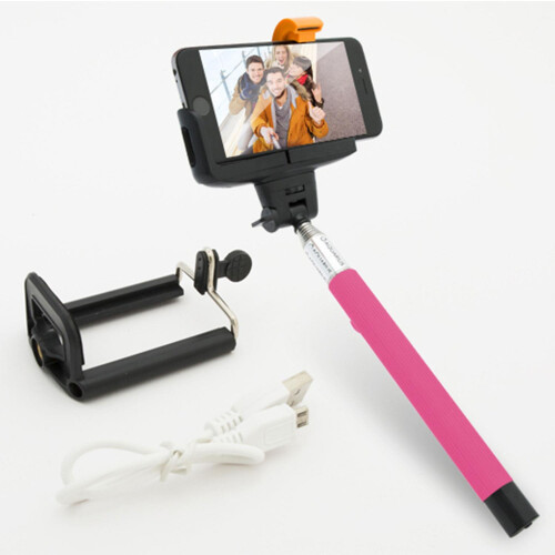 Aquarius Bluetooth Built-In Remote Controls Expandable Selfie Stick 1