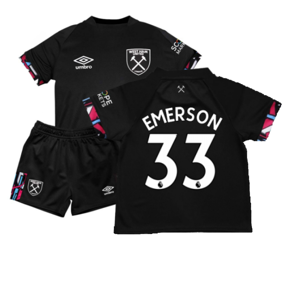 (6-12 Months) 2022-2023 West Ham Away Baby Kit (EMERSON 33)