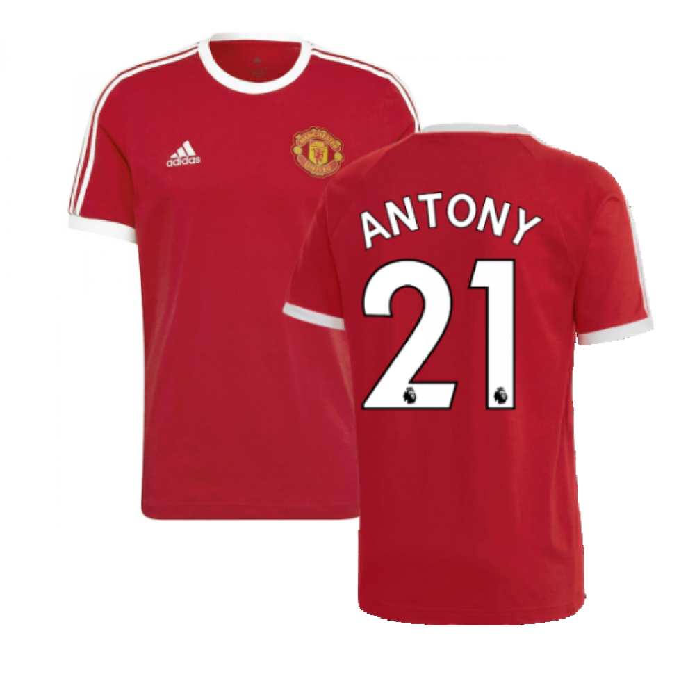 (3XL) 2022-2023 Man Utd 3S DNA Tee (Red) (ANTONY 21)