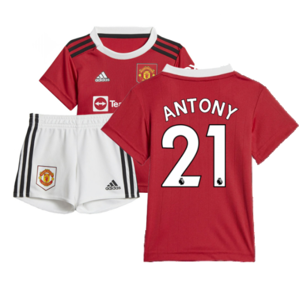 (6-9 Months) 2022-2023 Man Utd Home Baby Kit (ANTONY 21)