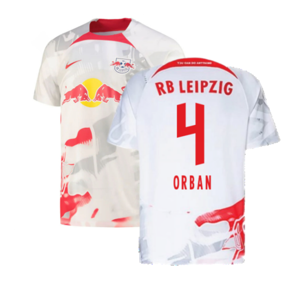 (XXL) 2022-2023 Red Bull Leipzig Home Shirt (White) (ORBAN 4)