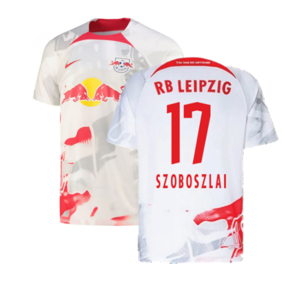 (XXL) 2022-2023 Red Bull Leipzig Home Shirt (White) (SZOBOSZLAI 17)