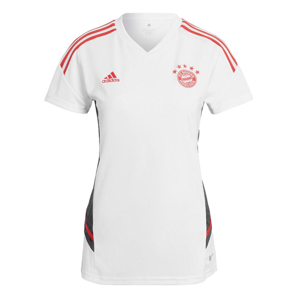 (L) 2022-2023 Bayern Munich Training Shirt (White) - Ladies