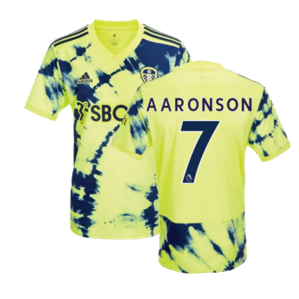 Adidas (L) 2022-2023 Leeds United Away Shirt (Aaronson 7)