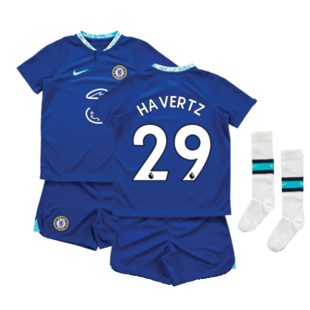 (SB) 2022-2023 Chelsea Little Boys Home Mini Kit (HAVERTZ 29)