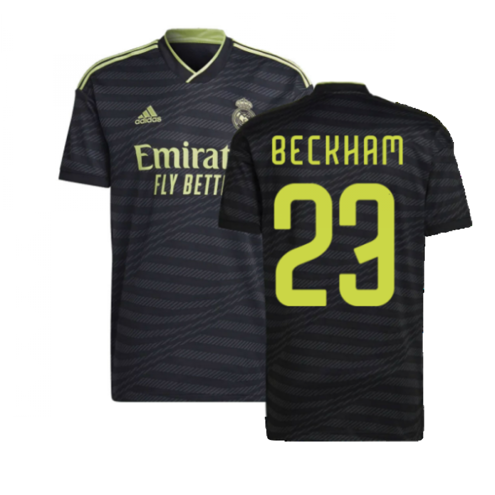 (3XL) 2022-2023 Real Madrid Third Shirt (BECKHAM 23)