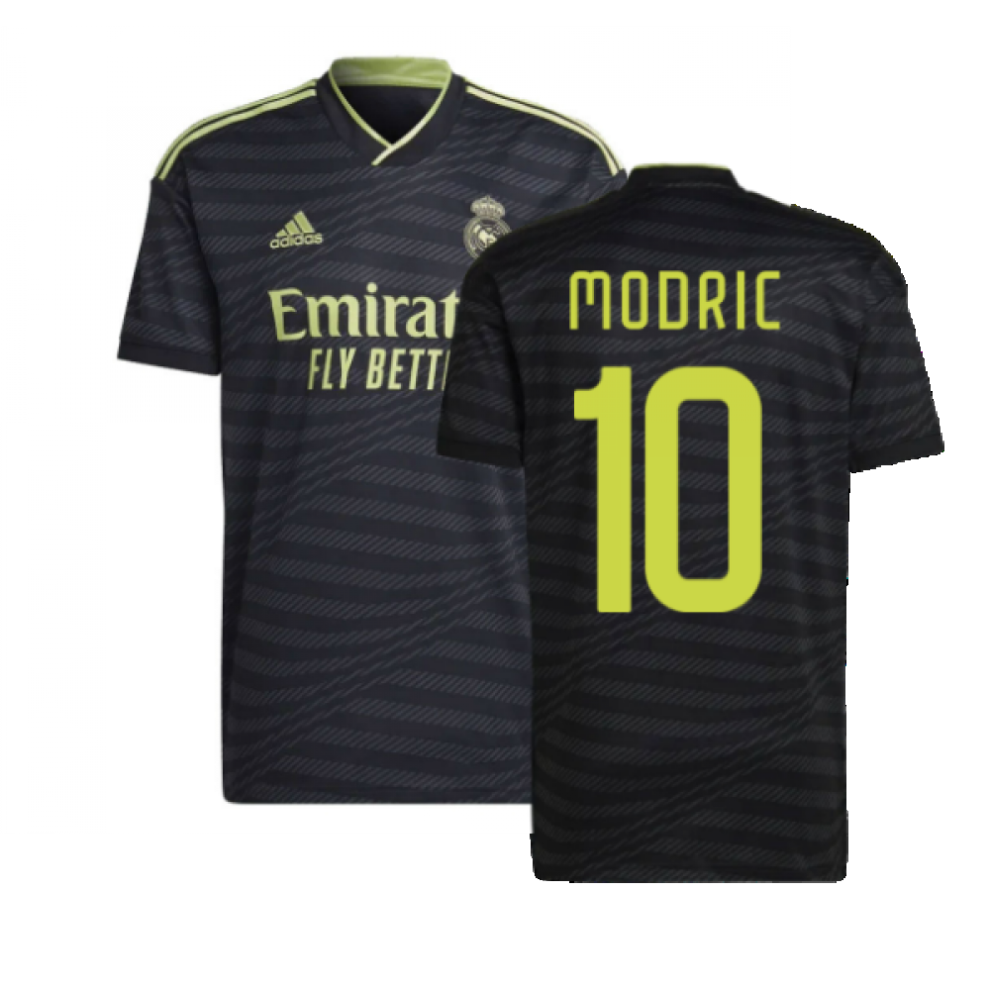 (XL) 2022-2023 Real Madrid Third Shirt (MODRIC 10)