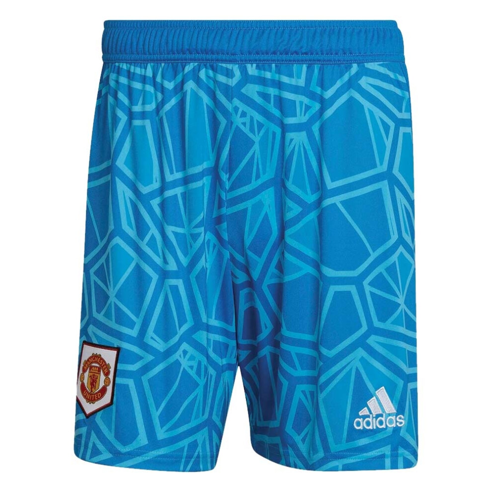 (3XL) 2022-2023 Man Utd Home Goalkeeper Shorts (Blue)