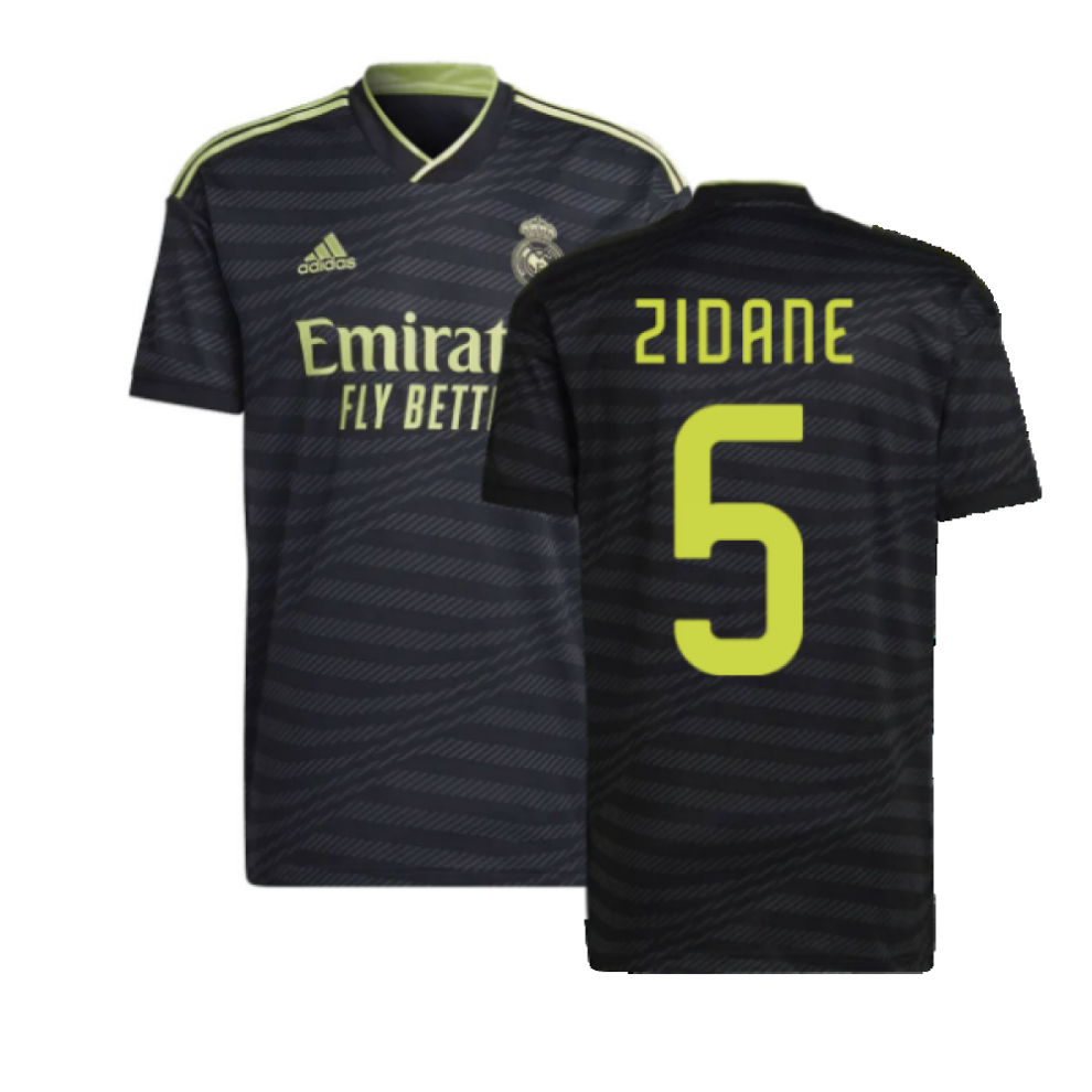 (S) 2022-2023 Real Madrid Third Shirt (ZIDANE 5)