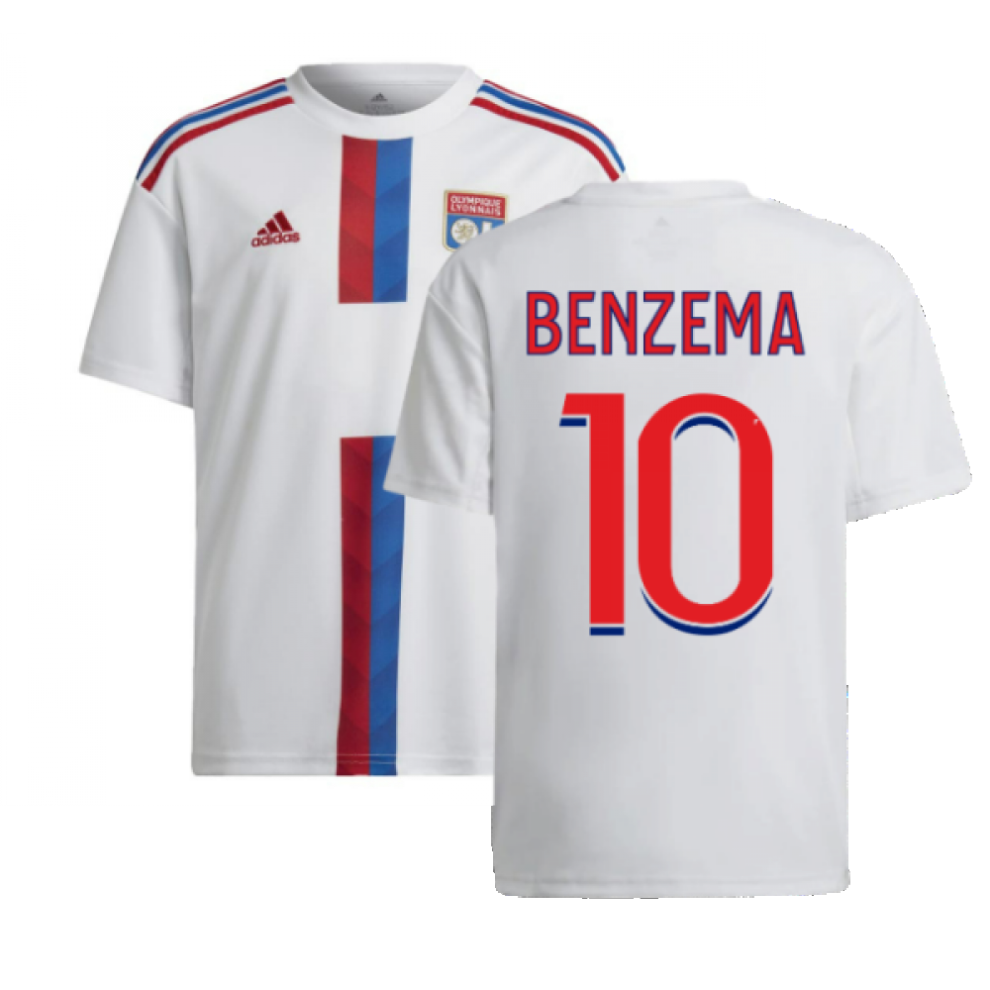 (MB) 2022-2023 Olympique Lyon Home Shirt (Kids) (BENZEMA 10)