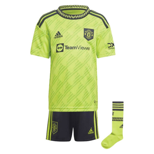 Adidas (18-24 Months) 2022-2023 Man Utd Third Mini Kit