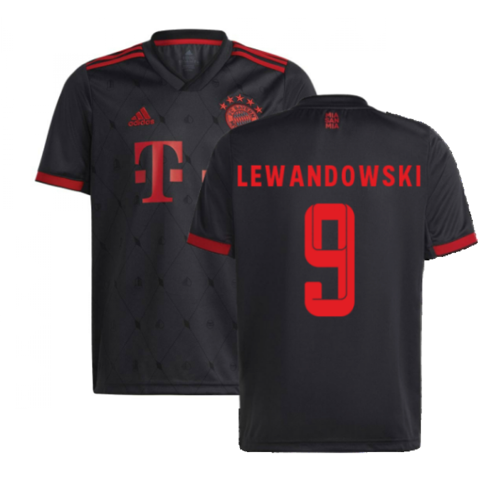 Adidas (Sb) 2022-2023 Bayern Munich Third Shirt (Kids) (Lewandowski 9)
