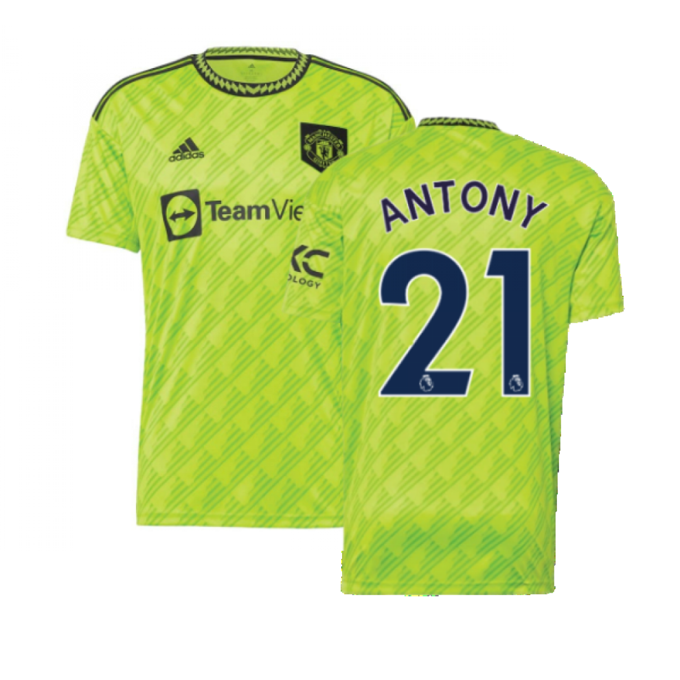 (3XL) 2022-2023 Man Utd Third Shirt (ANTONY 21)