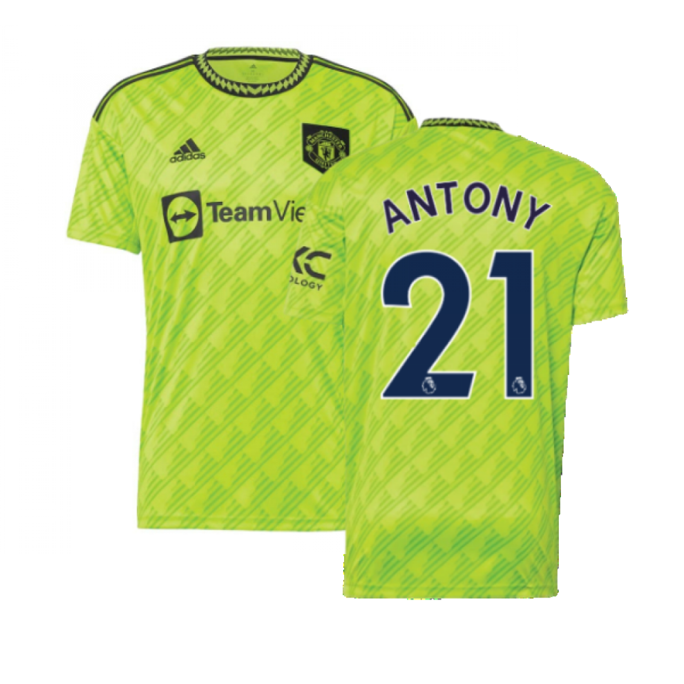 Adidas (3Xl) 2022-2023 Man Utd Third Shirt (Antony 21) Green