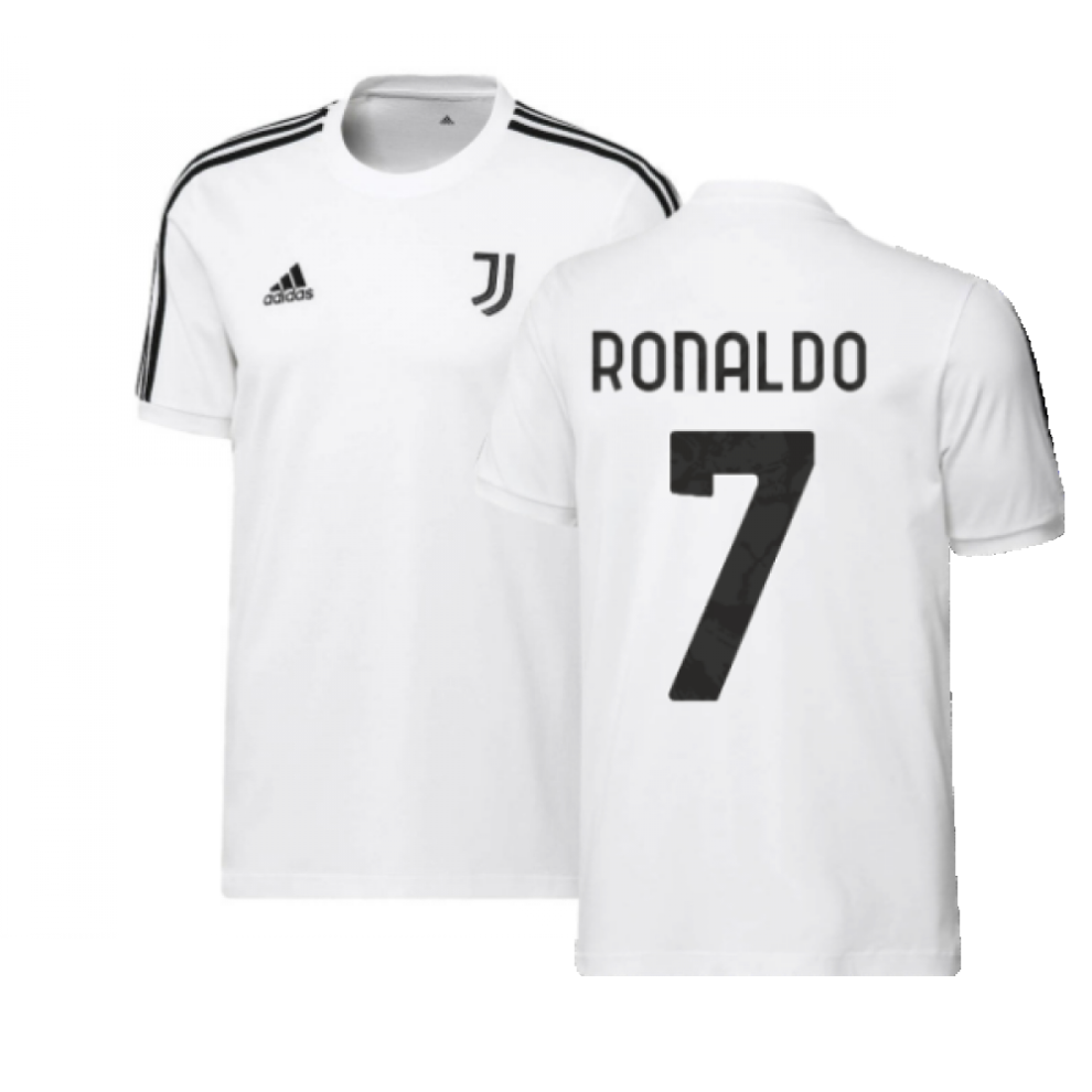 (XXL) 2022-2023 Juventus DNA 3S Tee (White) (RONALDO 7)