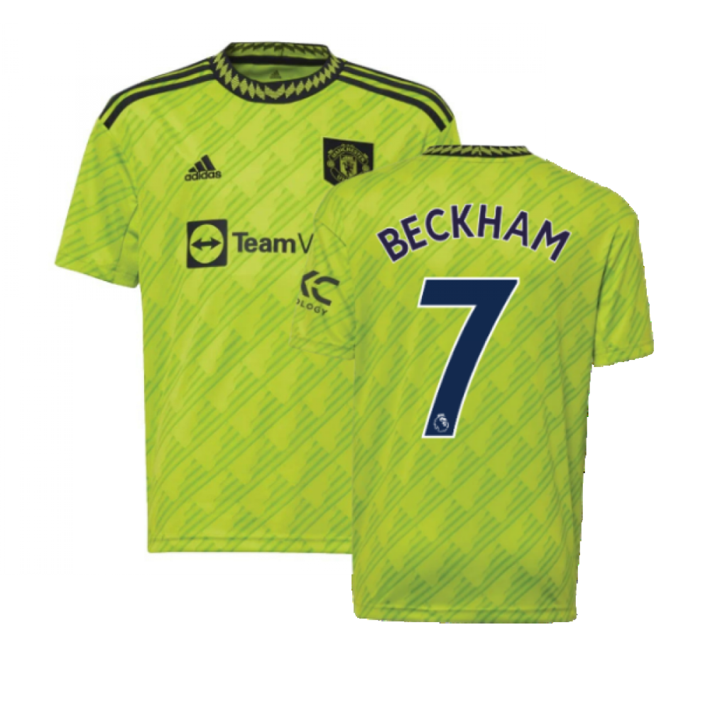 (XXL) 2022-2023 Man Utd Third Shirt (Kids) (BECKHAM 7)