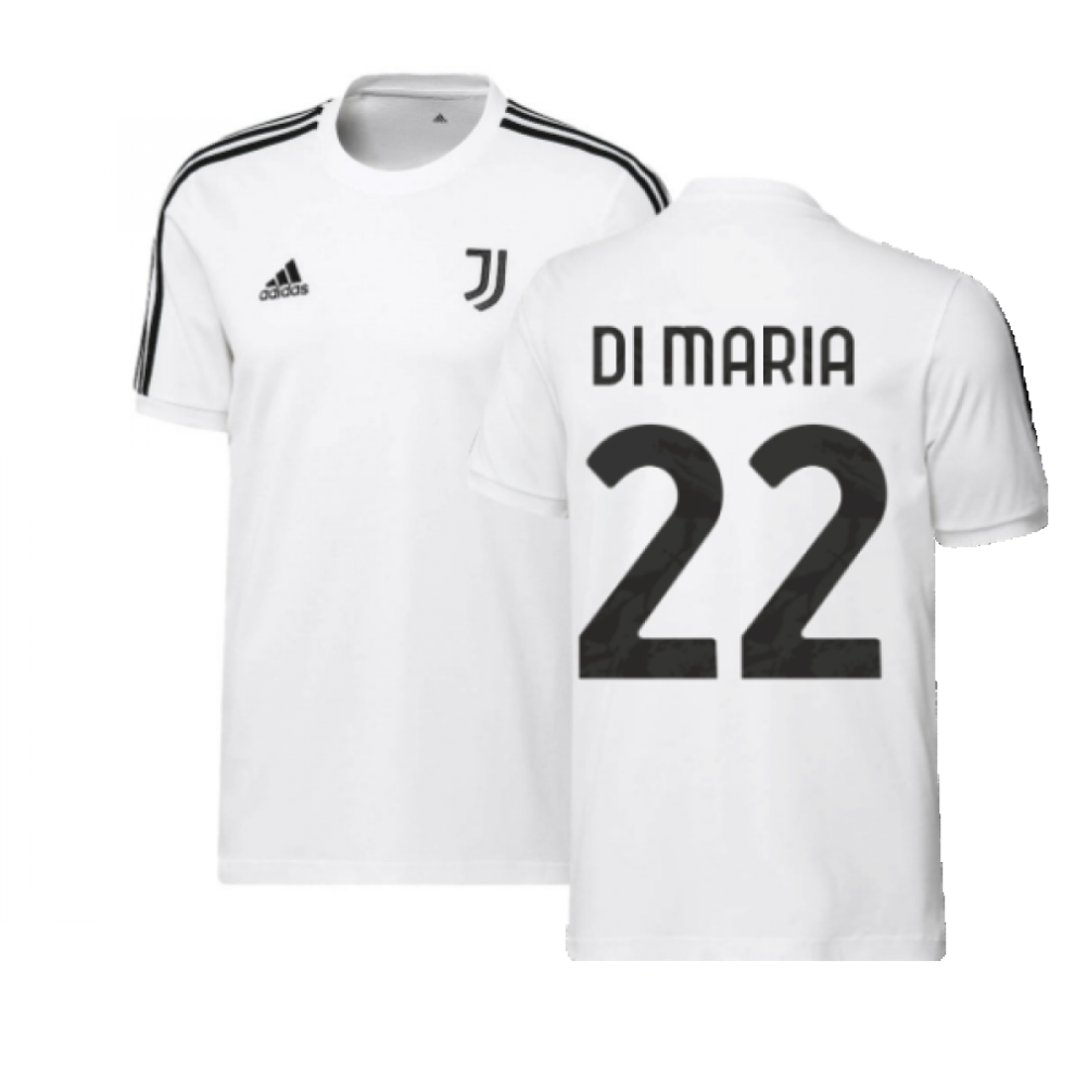 (L) 2022-2023 Juventus DNA 3S Tee (White) (DI MARIA 22)