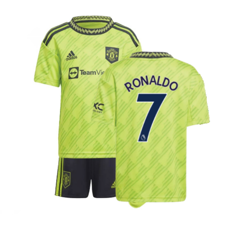 (2-3 Years) 2022-2023 Man Utd Third Mini Kit (RONALDO 7)