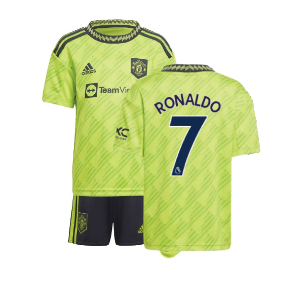 Adidas (2-3 Years) 2022-2023 Man Utd Third Mini Kit (Ronaldo 7)