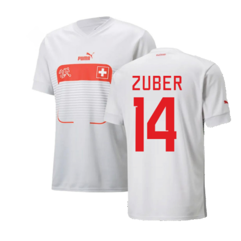 Puma (Xl) 2022-2023 Switzerland Away Shirt (Zuber 14)