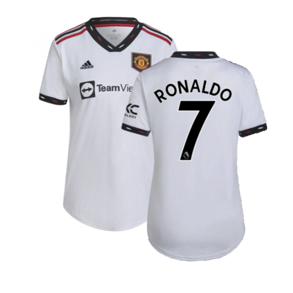 (M) 2022-2023 Man Utd Away Shirt (Ladies) (RONALDO 7)